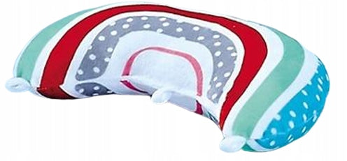 Edukacinė minkšta interaktyvi pagalvėlė-knygelė su kamuoliukais 4in1