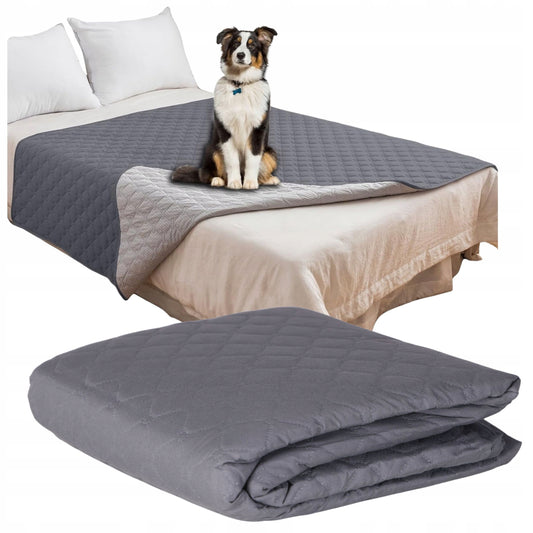 Apsauginis kilimėlis šuniui ant lovos, neslystantis, nepralaidus vandeniui, 130x210cm