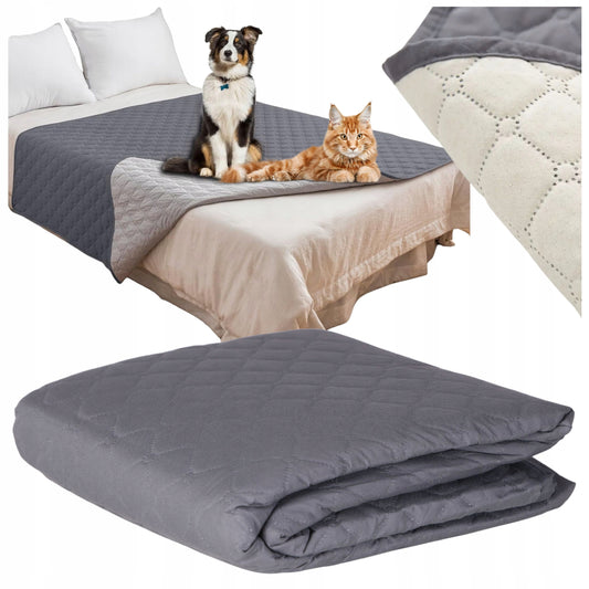 Apsauginis kilimėlis šuniui ant lovos, neslystantis, nepralaidus vandeniui, 130x210cm