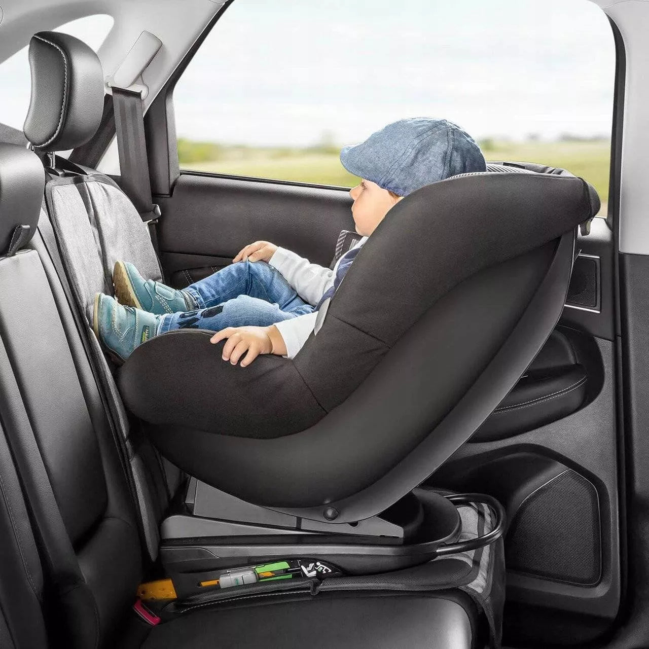 Apsauginis kilimėlis po automobilio kėdute, apsauga ISOFIX REER