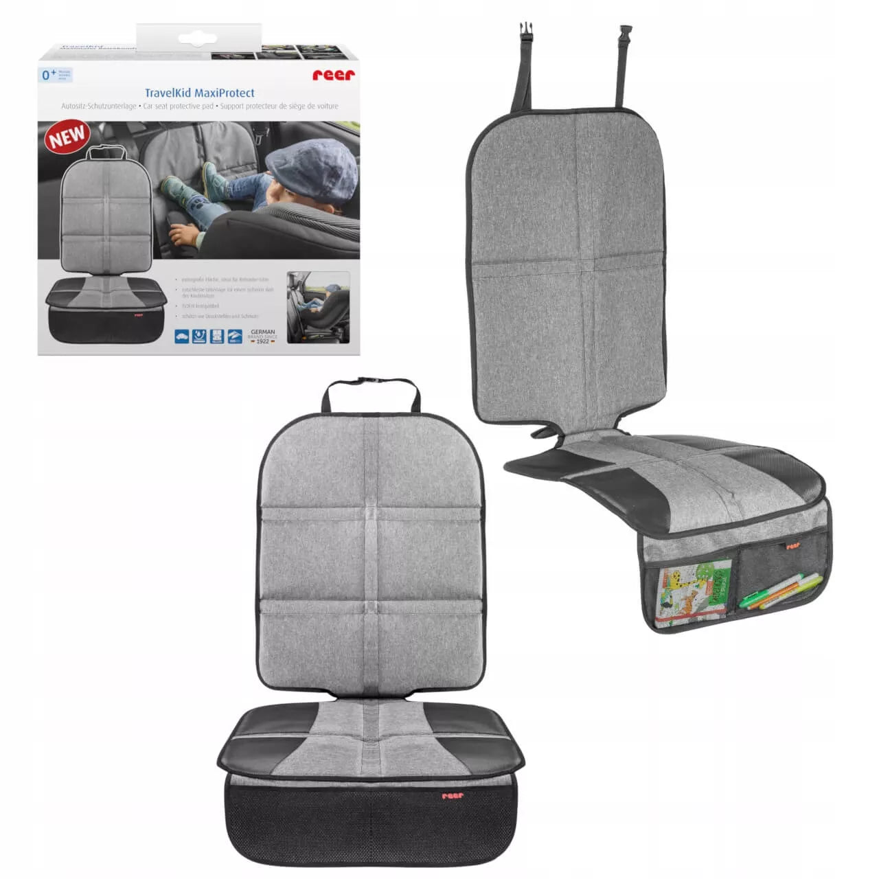 Apsauginis kilimėlis po automobilio kėdute, apsauga ISOFIX REER