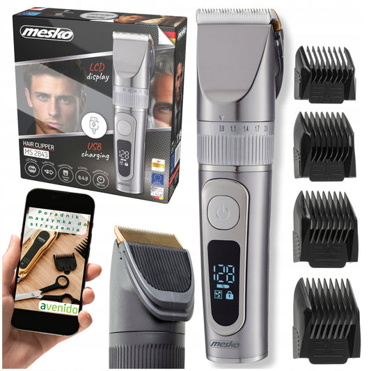 Mesko Akumuliatorinis plaukų džiovintuvas, atsparus vandeniui IPX6, LCD, keraminis os