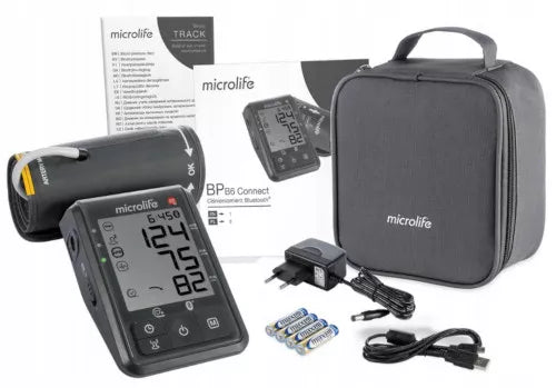 Microlife automatinis žastinis kraujospūdžio matuoklis BP B6 Bluetooth + maitinimo adapteris