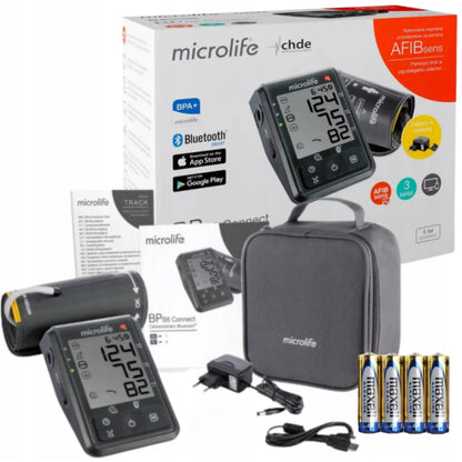Microlife automatinis žastinis kraujospūdžio matuoklis BP B6 Bluetooth + maitinimo adapteris