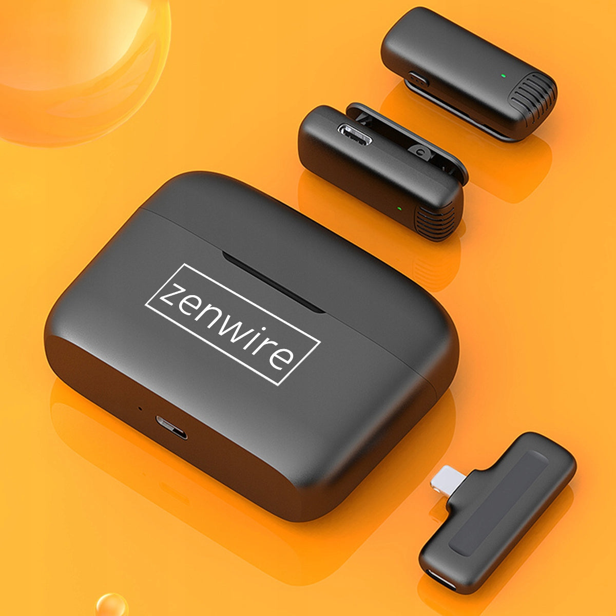 Belaidis Atlapinis Kondensatorinis Mikrofonas USB-C Bluetooth Telefonui