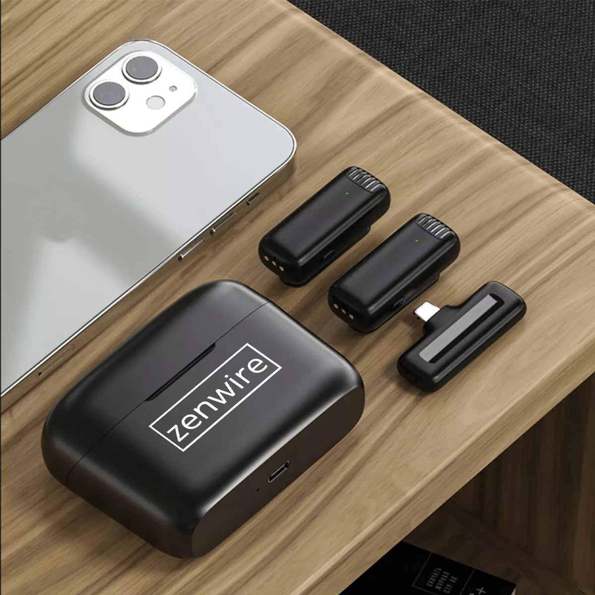 Belaidis Atlapinis Kondensatorinis Mikrofonas USB-C Bluetooth Telefonui