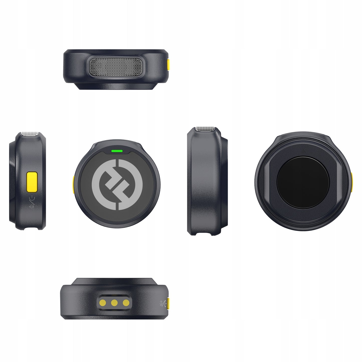 Bevielis apykaklinis mikrofonas Hollyland Lark M2 su USB-C 300m (2TX+1RX)