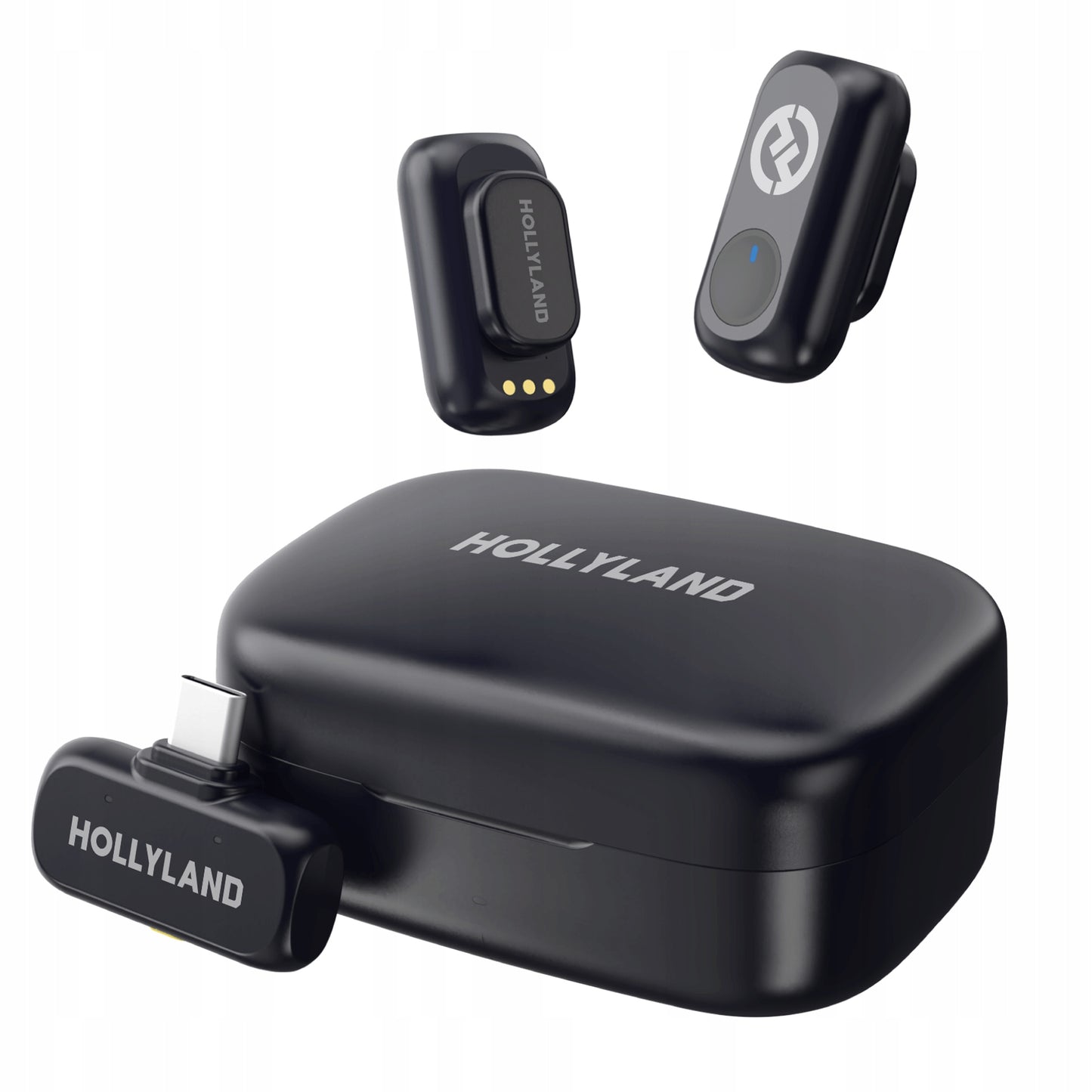 Belaidis prisegamas mikrofonas Hollyland LARK A1 Type-C 200m