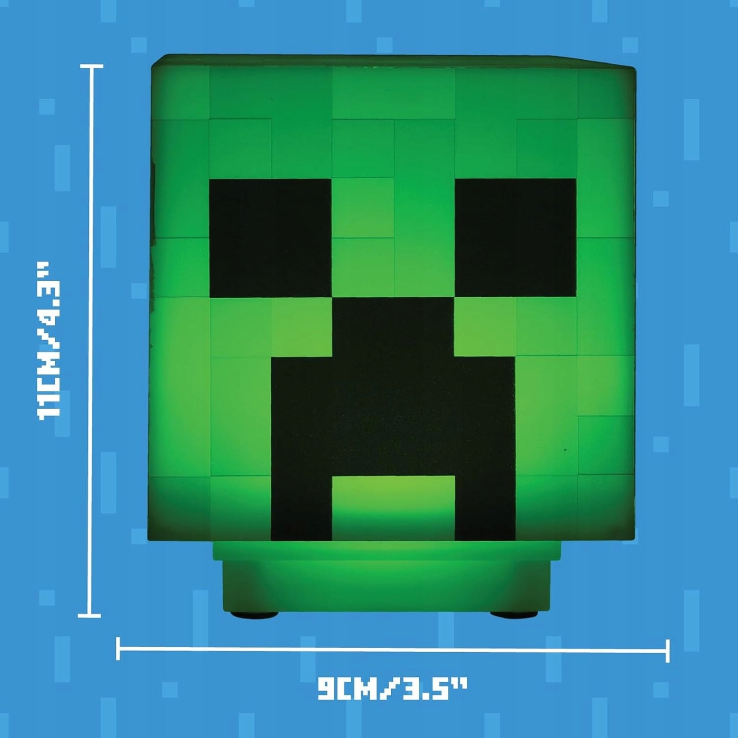 Minecraft Creeper Light V2 – Paladone LED lemputė, naktinė, stalinė, LED dovana