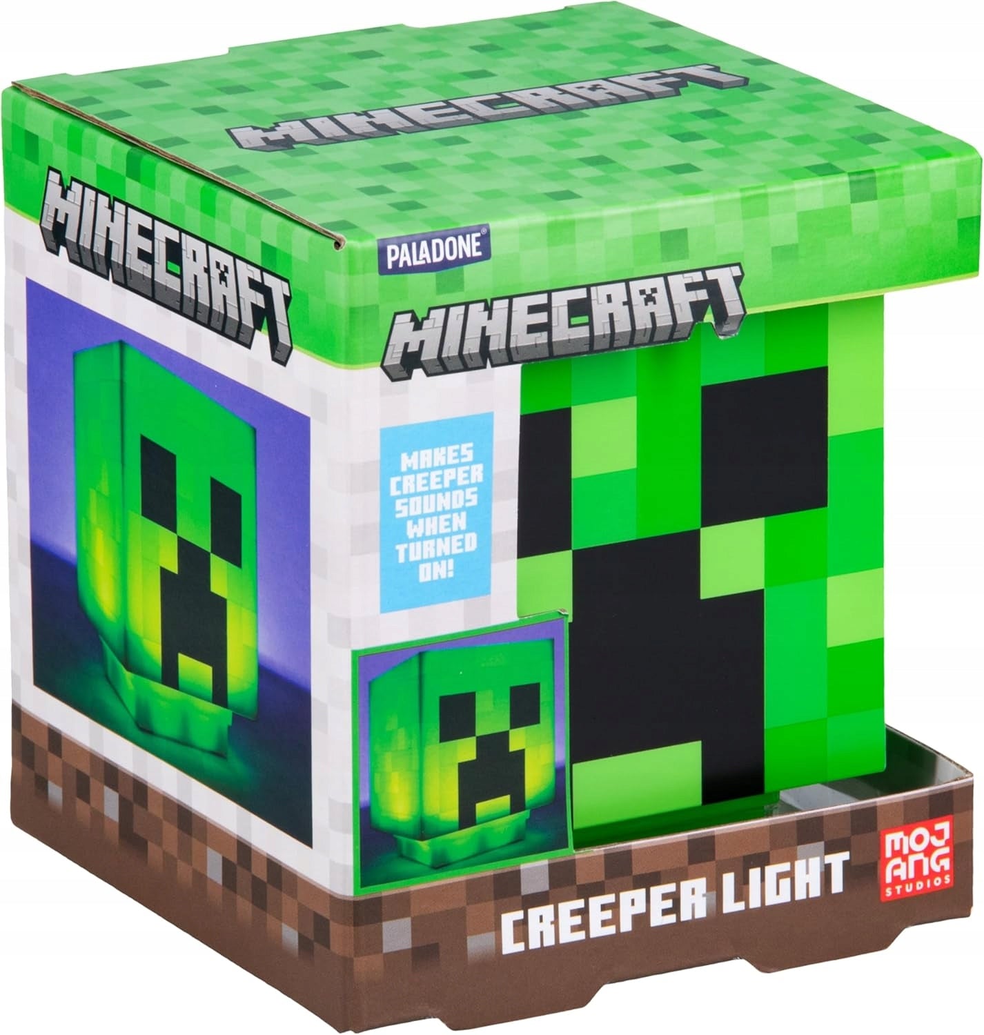 Minecraft Creeper Light V2 – Paladone LED lemputė, naktinė, stalinė, LED dovana