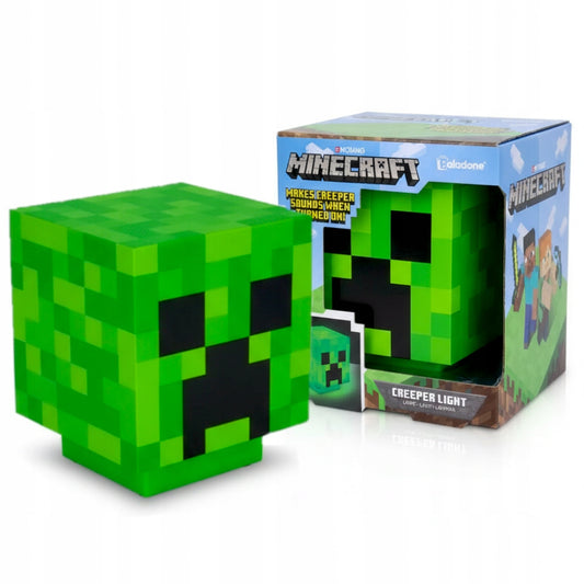 Minecraft Creeper Light V2 – Paladone LED lemputė, naktinė, stalinė, LED dovana