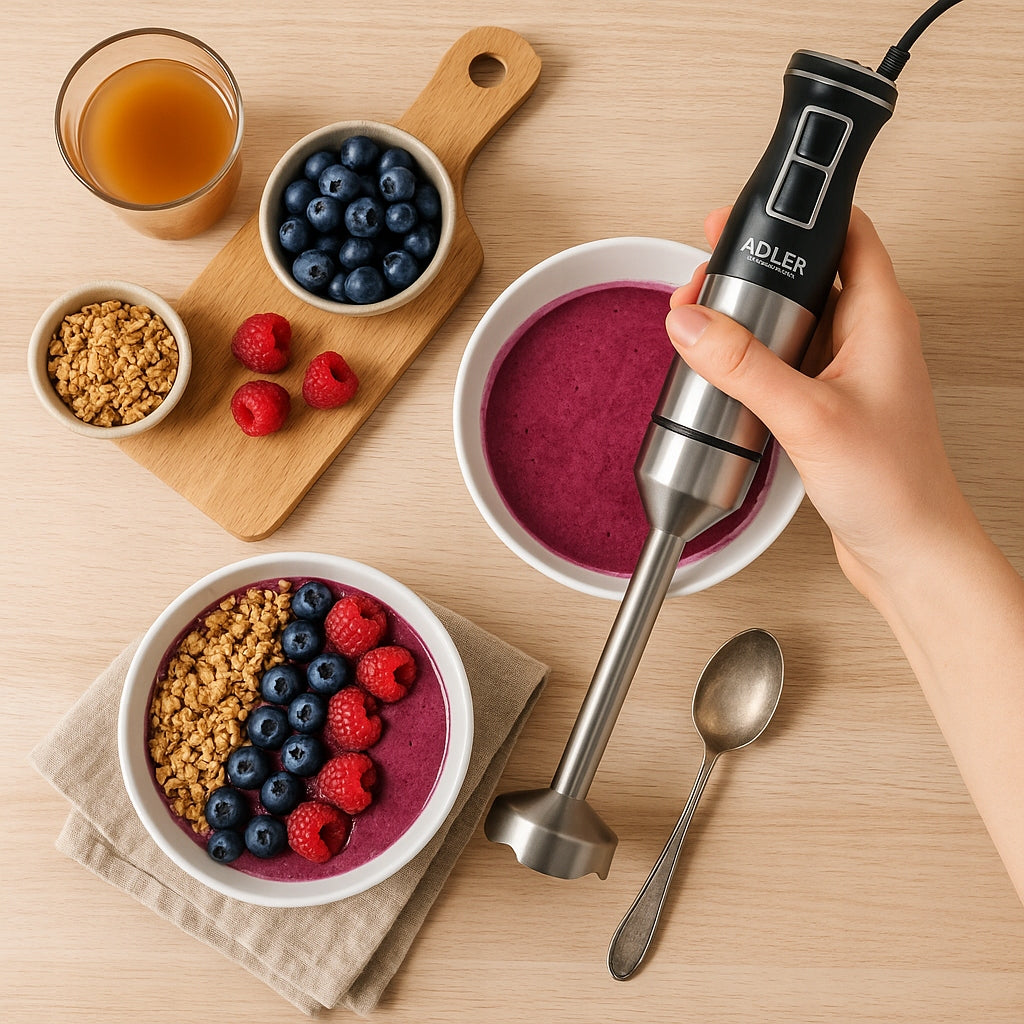 Galingas 1900W Rankinis Smulkintuvas Daugiafunkcis, Smulkina Ledą, Maišytuvas su TURBO Funkcija