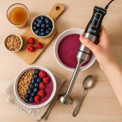 Galingas 1900W Rankinis Smulkintuvas Daugiafunkcis, Smulkina Ledą, Maišytuvas su TURBO Funkcija