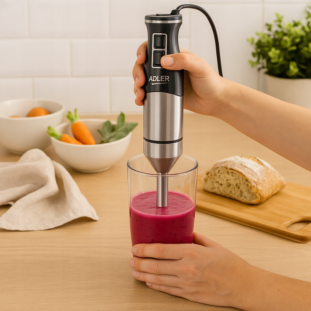 Galingas 1900W Rankinis Smulkintuvas Daugiafunkcis, Smulkina Ledą, Maišytuvas su TURBO Funkcija