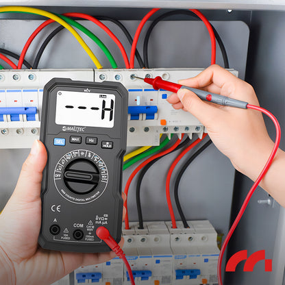 Skaitmeninis multimetras Elektros testeris LCD su laidų rinkiniu