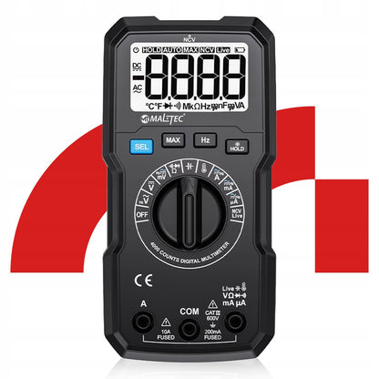 Skaitmeninis multimetras Elektros testeris LCD su laidų rinkiniu