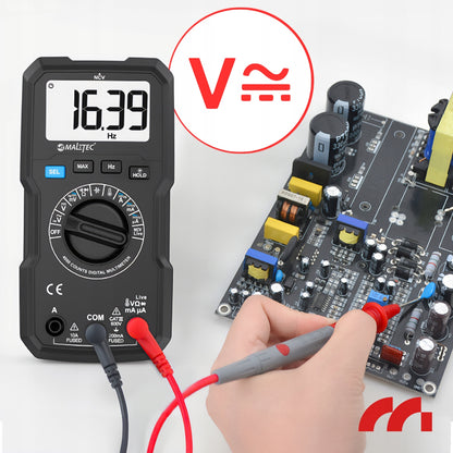 Skaitmeninis multimetras Elektros testeris LCD su laidų rinkiniu