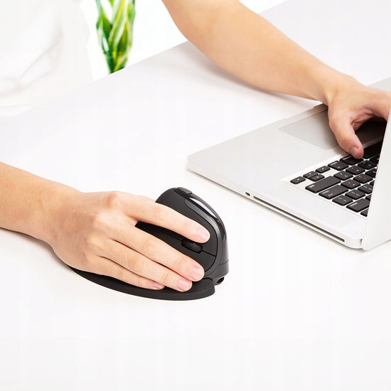 Bevielė vertikali žaidimų pelė nešiojamam kompiuteriui su RGB apšvietimu