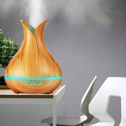 Ultragarsinis mini oro drėkintuvas su LED, 7 spalvomis ir aromaterapija