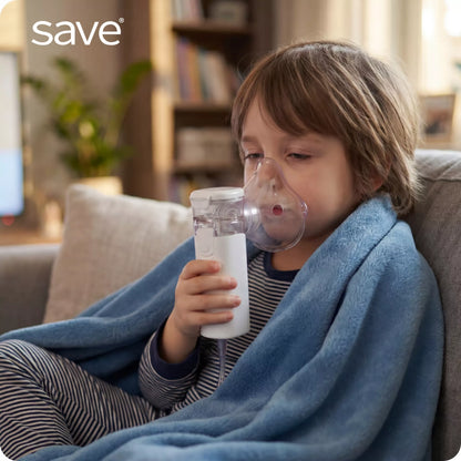 PRZENOŚNY NEBULIZATOR SIATECZKOWY CICHY DLA DZIECI I DOROSŁYCH SAVE