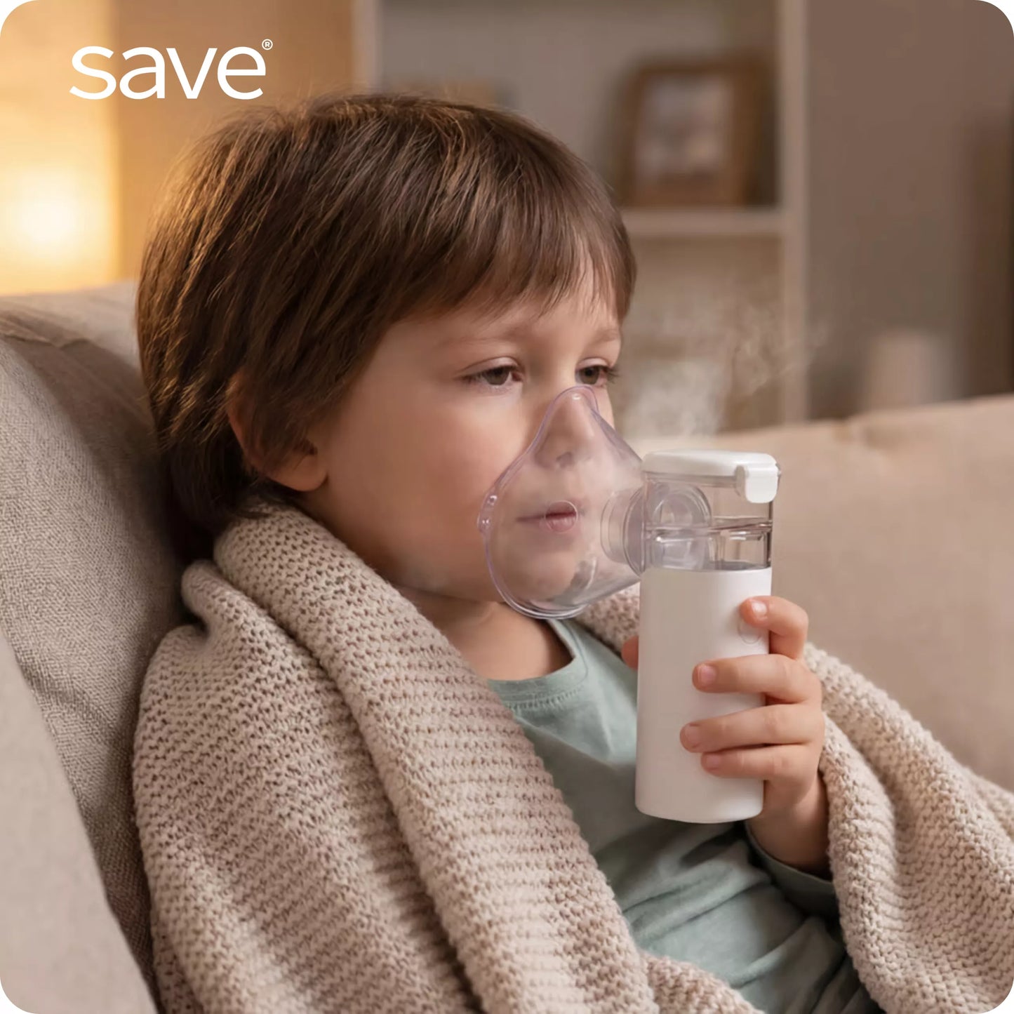 PRZENOŚNY NEBULIZATOR SIATECZKOWY CICHY DLA DZIECI I DOROSŁYCH SAVE