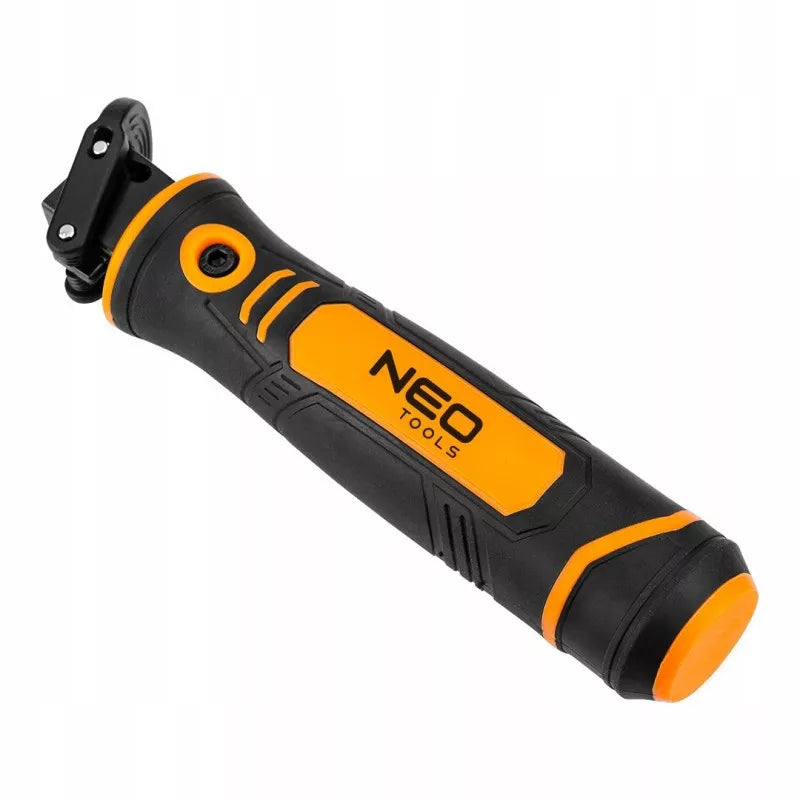 NEO Rankos pjūklas su 4 vnt. metalo/plastiko/medžio pjūklelių rinkiniu, 150 mm