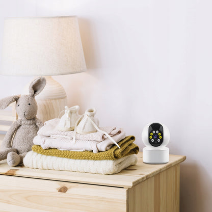 Elektroninė auklė namų kamera, Wi-Fi IP, 360° pasukama, naktinis režimas, „Full HD“