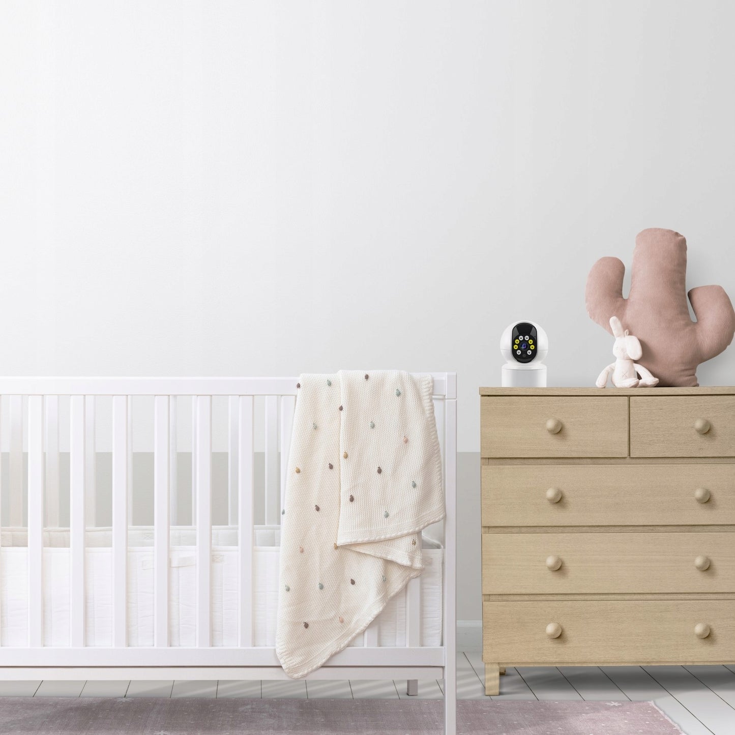 Elektroninė auklė namų kamera, Wi-Fi IP, 360° pasukama, naktinis režimas, „Full HD“