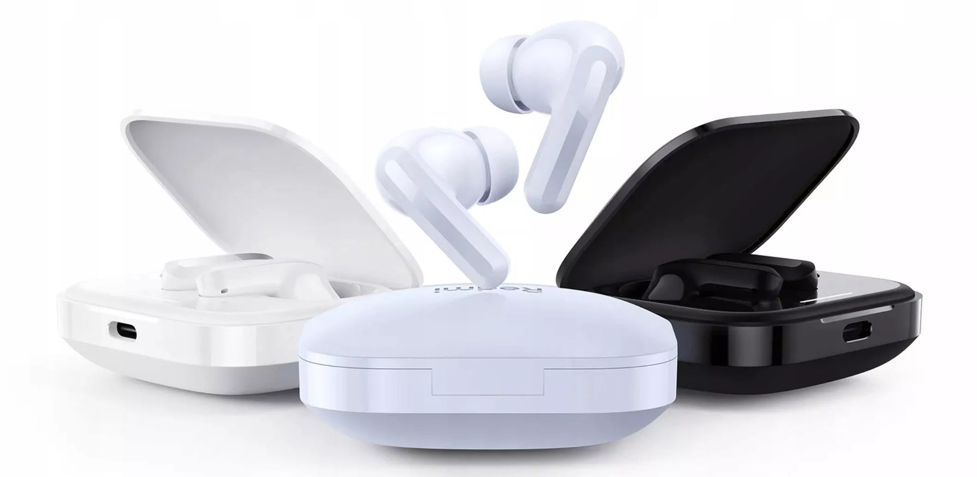 NAUŠNĖS XIAOMI REDMI BUDS 5 TWS BLUETOOTH ANC MIKROFONAS TRIUKŠMO SLOPINIMAS DĖKLAS