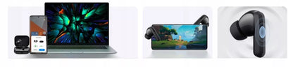 NAUŠNĖS XIAOMI REDMI BUDS 5 TWS BLUETOOTH ANC MIKROFONAS TRIUKŠMO SLOPINIMAS DĖKLAS