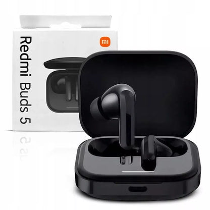 NAUŠNĖS XIAOMI REDMI BUDS 5 TWS BLUETOOTH ANC MIKROFONAS TRIUKŠMO SLOPINIMAS DĖKLAS