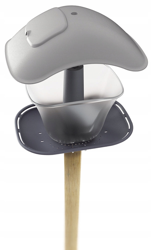 MODERNUS LESALDYKLĖS PAUKŠČIAMS BIRDYFEED SQUARE ATSPARUS ŠALTOMS ŽIEMOMS