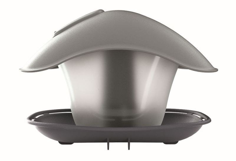 MODERNUS LESALDYKLĖS PAUKŠČIAMS BIRDYFEED SQUARE ATSPARUS ŠALTOMS ŽIEMOMS