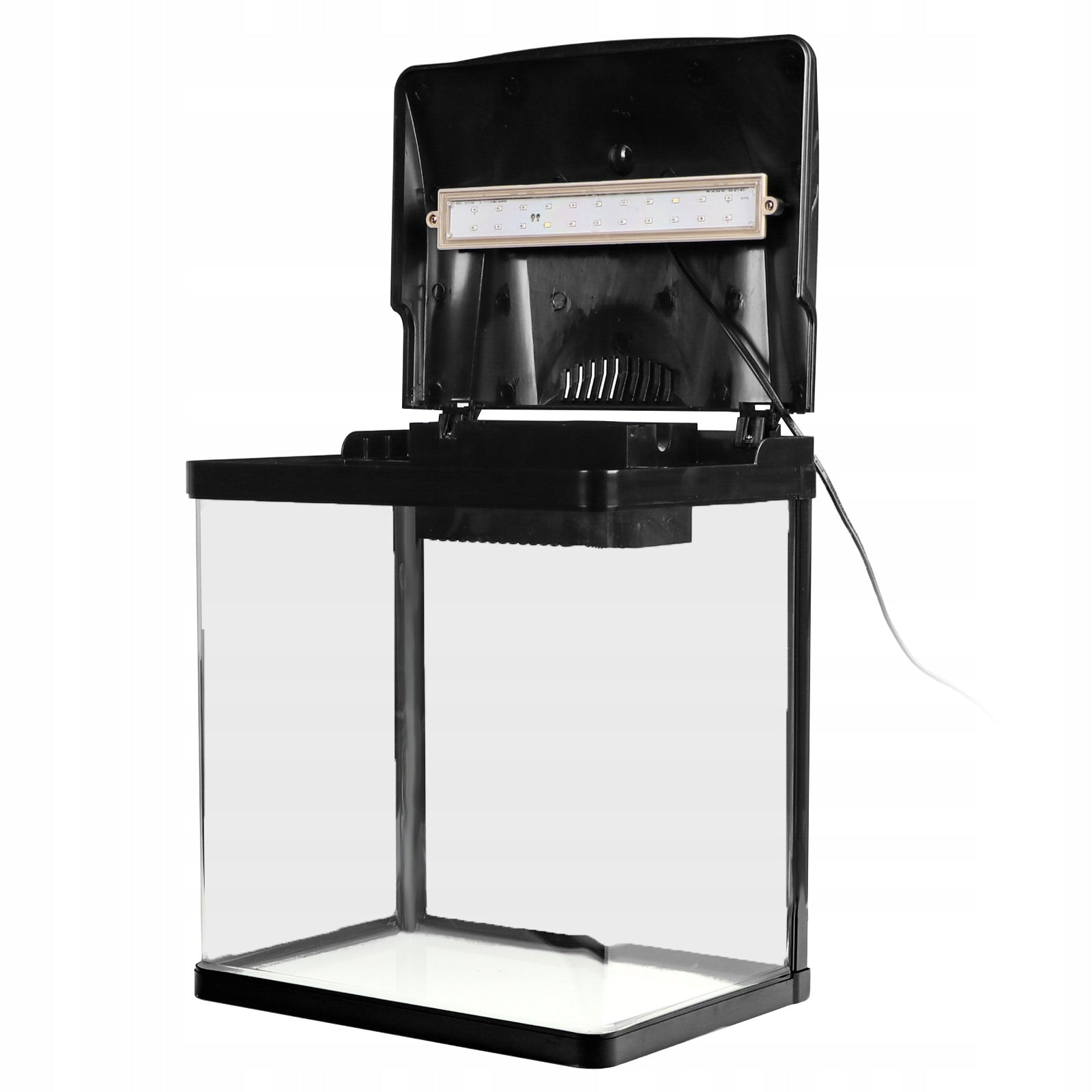 MODERNA AKVARIO SISTEMA SUNSUN 19L – ELEGANTIŠKAS DIZAINAS, JUODAS KORPUSAS