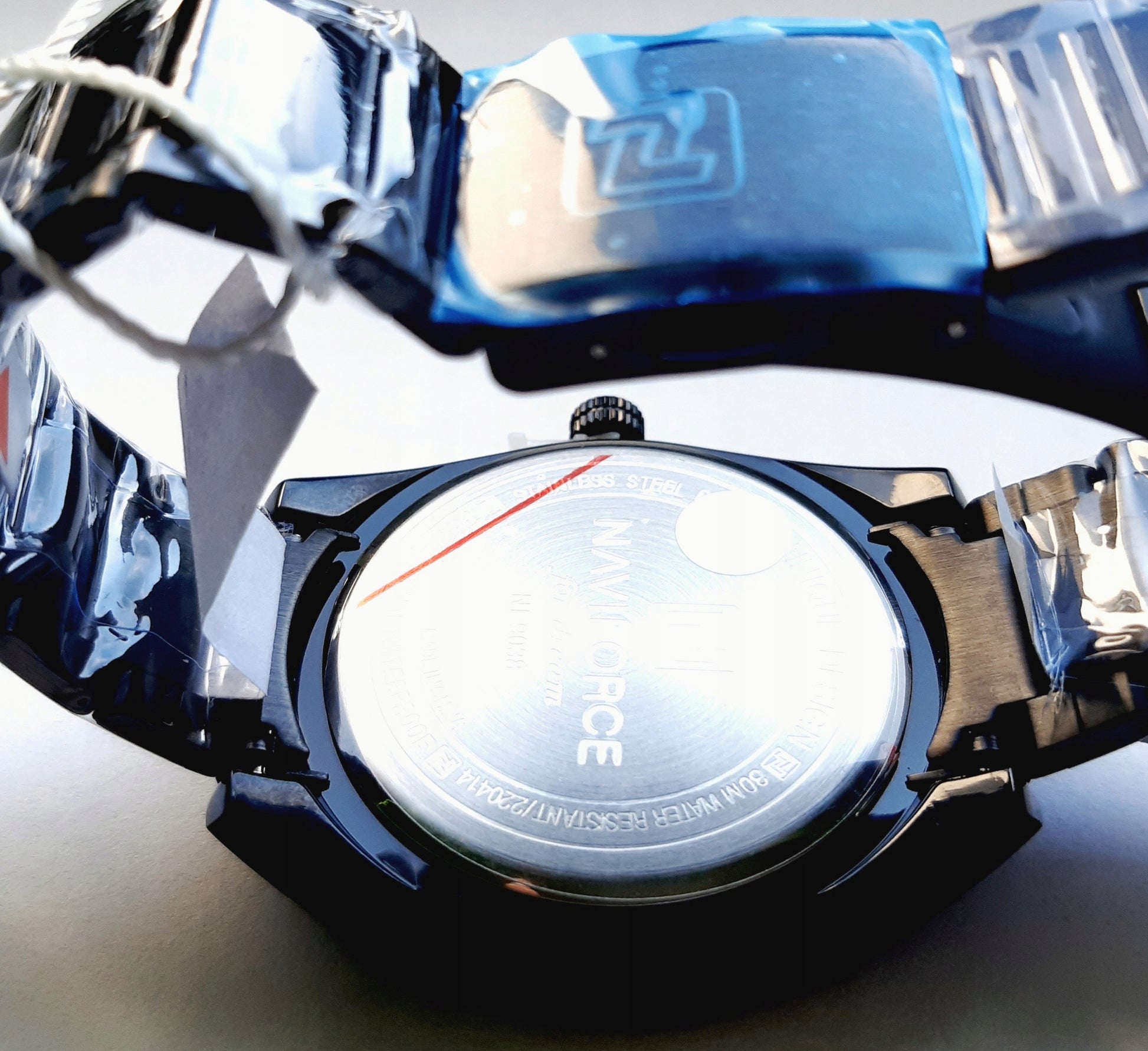 NAUJAS VYRIŠKAS LAIKRODIS NAVIFORCE, KARINIO STILIAUS, DATA-DIENA