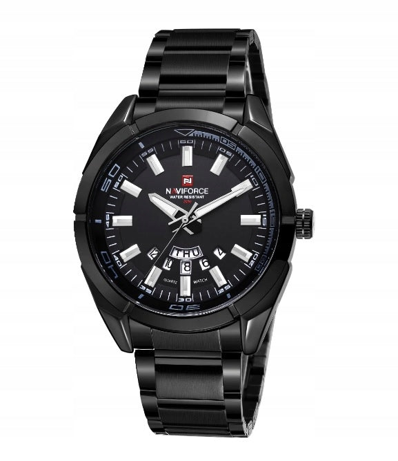 NAUJAS VYRIŠKAS LAIKRODIS NAVIFORCE, KARINIO STILIAUS, DATA-DIENA