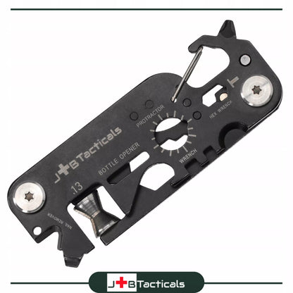 NÓŻ MULTITOOL 25w1 Daugiafunkcinis įrankis EDC kišeninis raktų pakabukas kortelė tvirtas