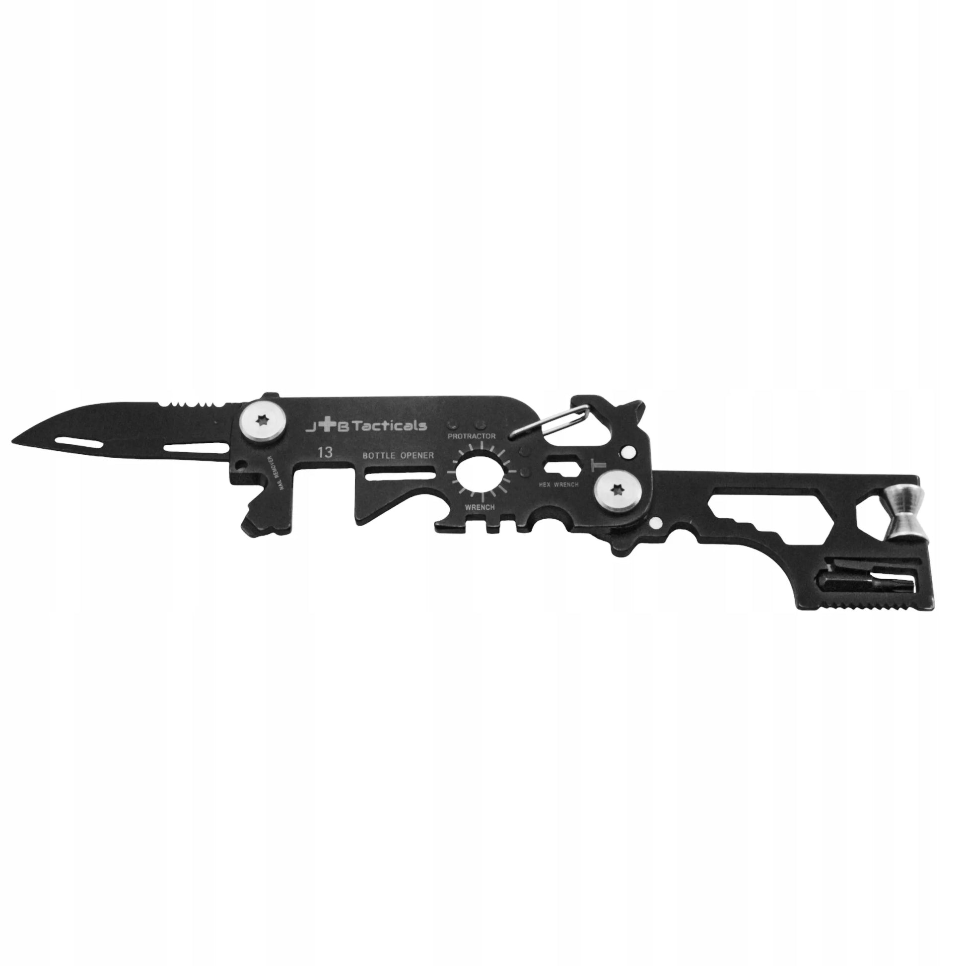 NÓŻ MULTITOOL 25w1 Daugiafunkcinis įrankis EDC kišeninis raktų pakabukas kortelė tvirtas