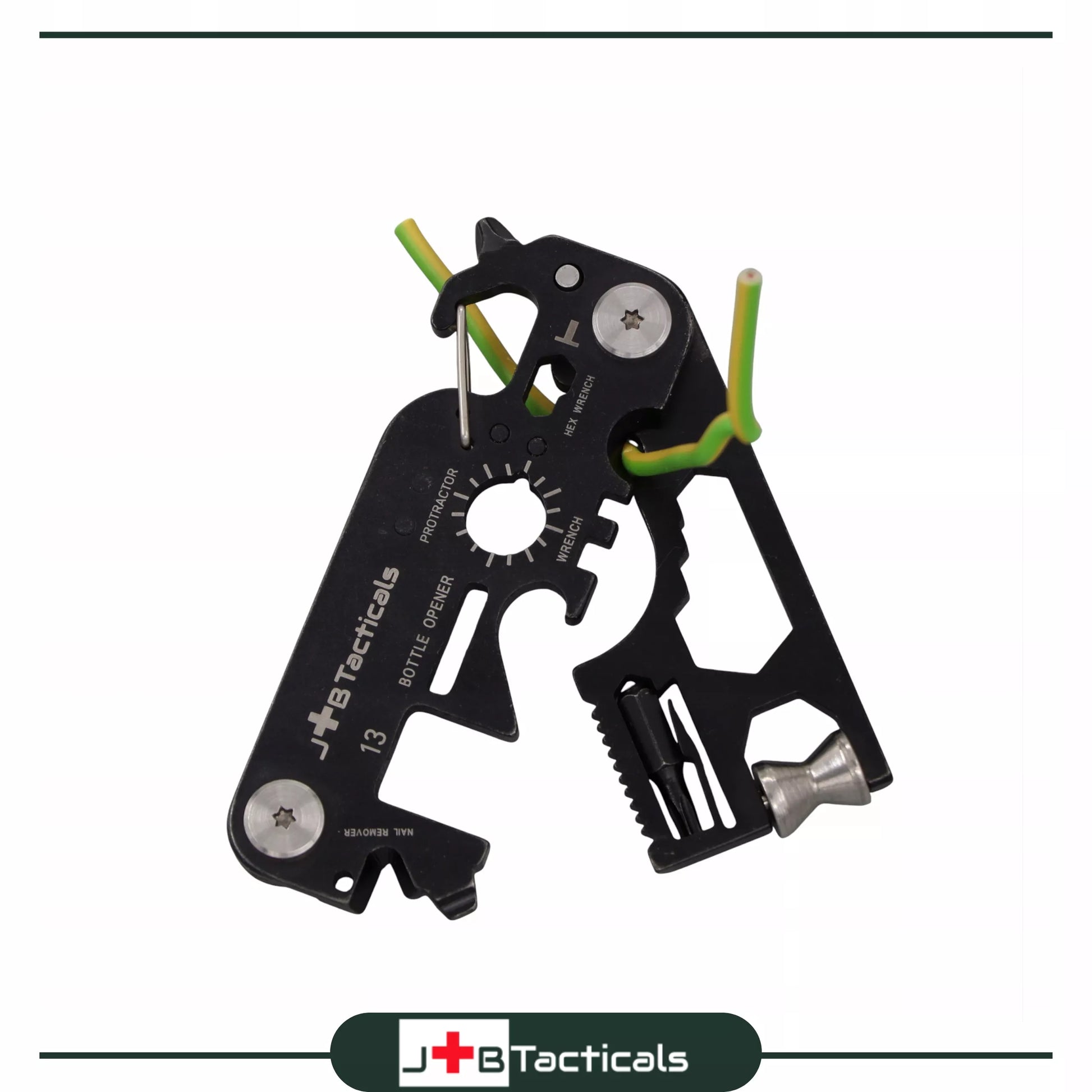NÓŻ MULTITOOL 25w1 Daugiafunkcinis įrankis EDC kišeninis raktų pakabukas kortelė tvirtas