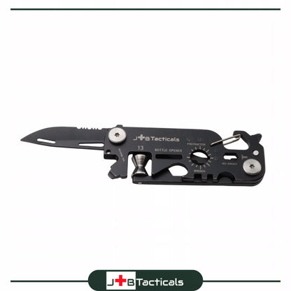 NÓŻ MULTITOOL 25w1 Daugiafunkcinis įrankis EDC kišeninis raktų pakabukas kortelė tvirtas