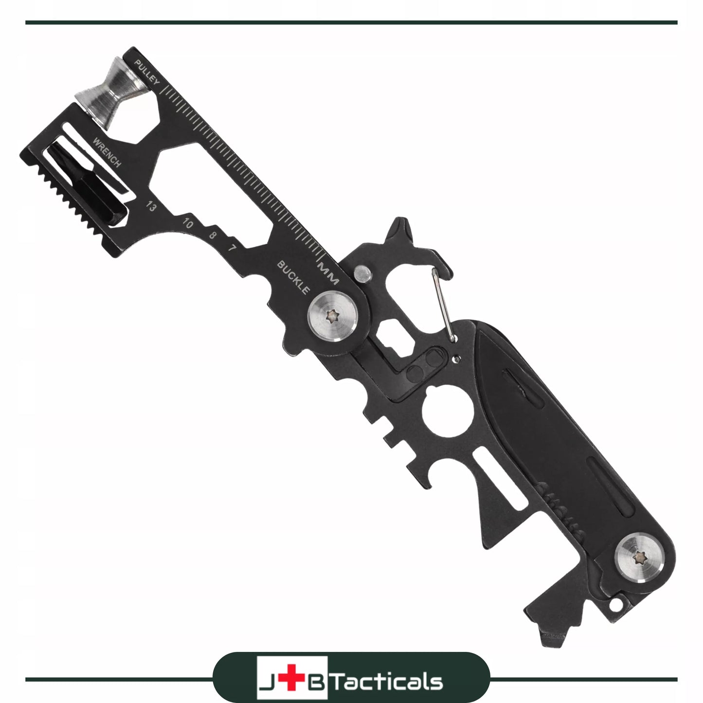 NÓŻ MULTITOOL 25w1 Daugiafunkcinis įrankis EDC kišeninis raktų pakabukas kortelė tvirtas