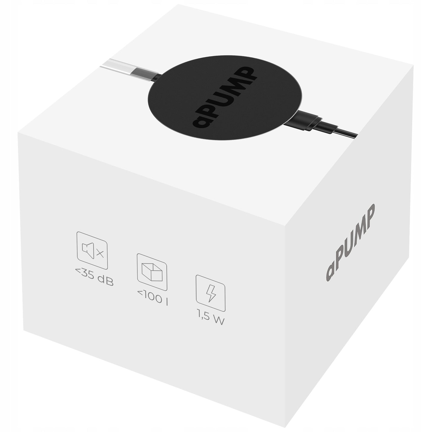 Tiriausia APUMP pompelė – aeratorius akvariumui 100L, tyli ir efektyvi