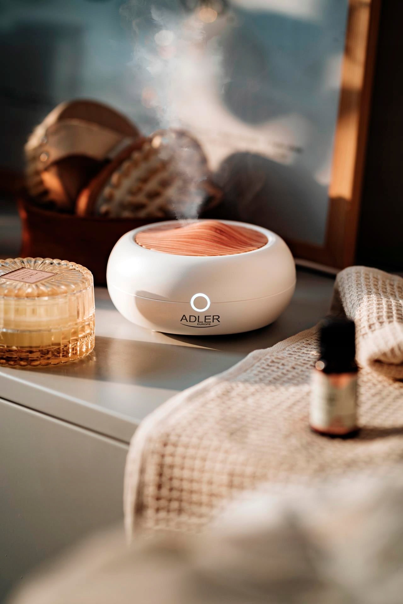 Oro drėkintuvas, aromato difuzorius eteriniams aliejams