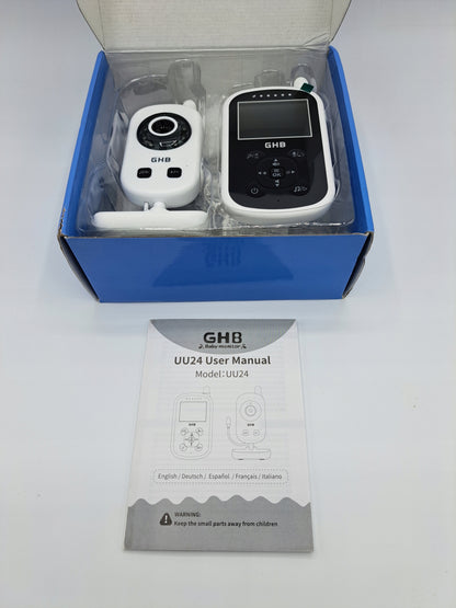 Elektroninė auklė GHB balta Naktinis režimas FULL HD