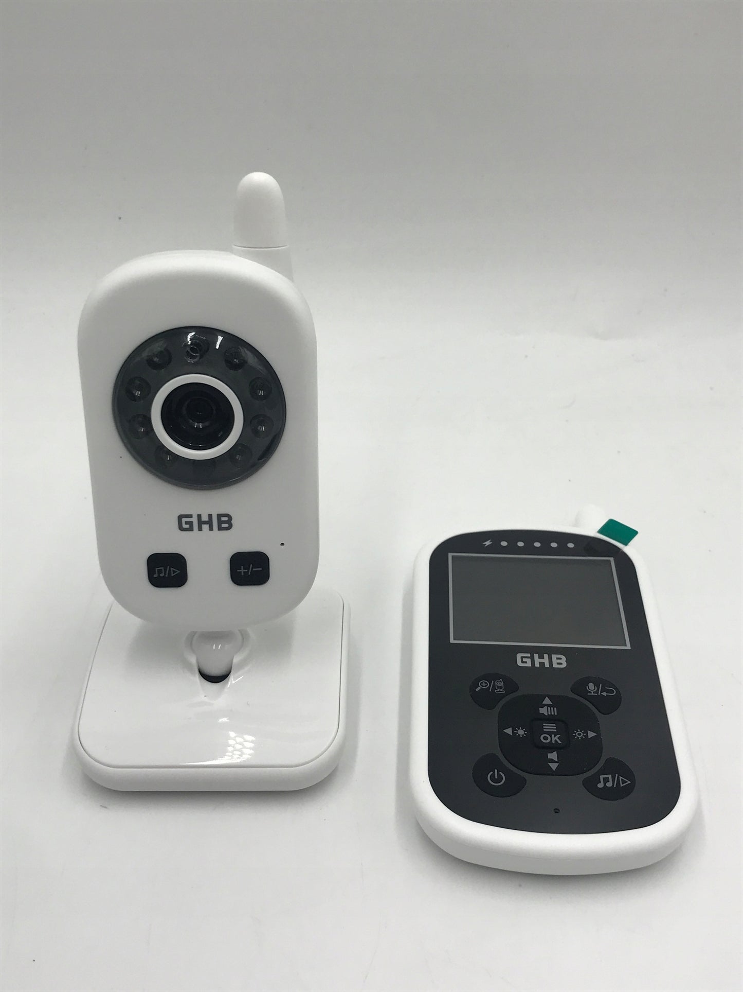 Elektroninė auklė GHB balta Naktinis režimas FULL HD