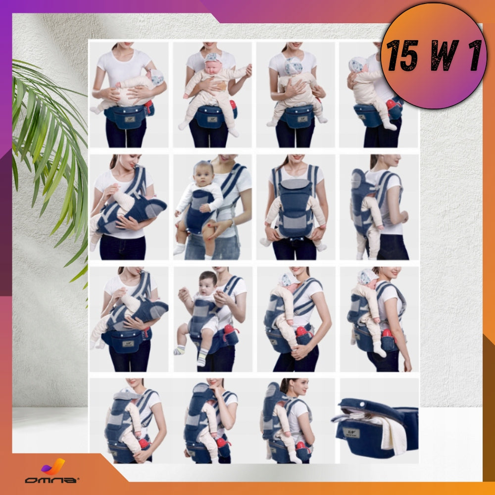 15in1 vaikiška nešynė ergonomiška klubinė 25KG sėdynė