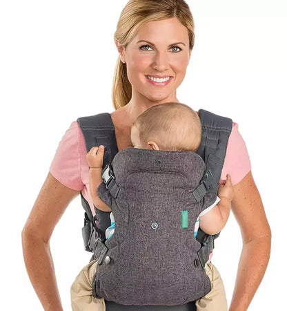 Vaikiška nešioklė 4in1 Ergonomiška nugaros ir klubų nešioklė su sėdyne