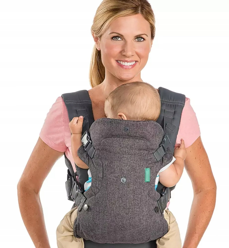 Vaikiška nešioklė 4in1 Ergonomiška nugaros ir klubų nešioklė su sėdyne