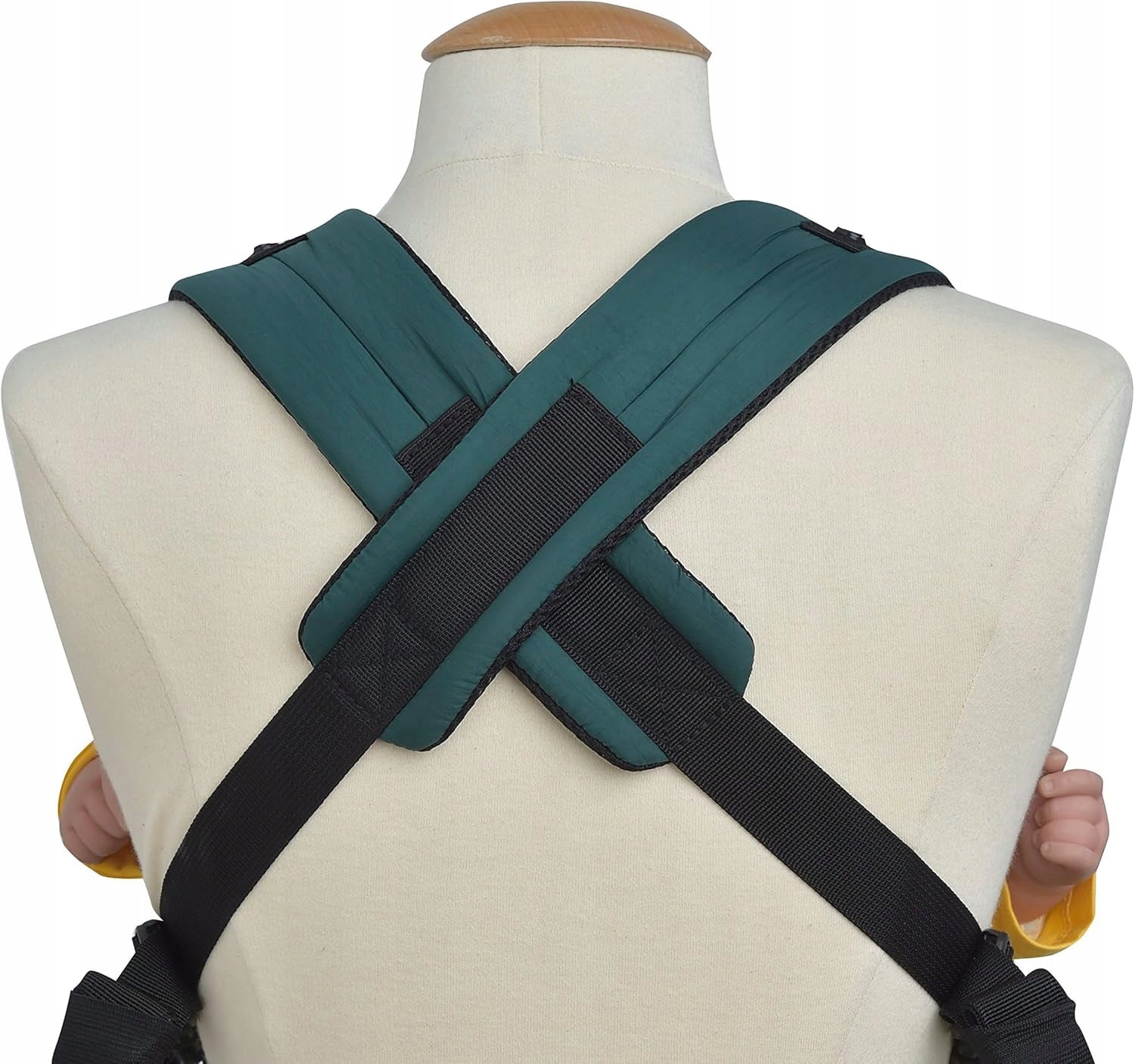 Vaikiškos nešioklės-skarelės Amazonas Smart Carrier Ultra-Light žalios, iki 15kg