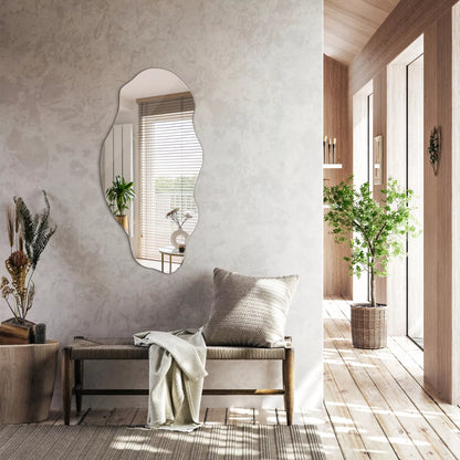 Modernus Kabantis Sieninis Veidrodis Loft Stiliaus Svetainei, Miegamajam, Tualetiniam Stalui